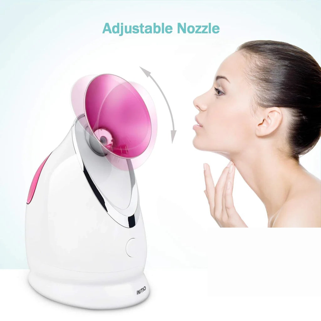 EZBASICS Ionic Facial Steamer – Deep Cleansing & Hydrating Face Sauna | 5-Piece Skin Kit