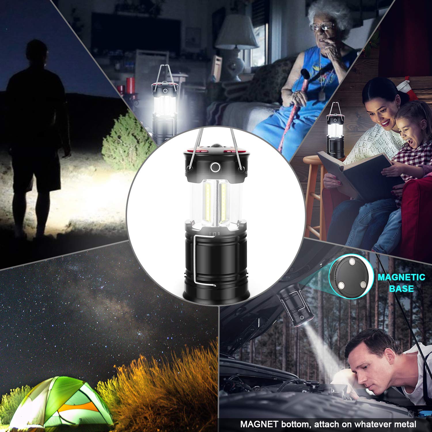 zorkas camping lanterns rechargeable led light in Pakistan