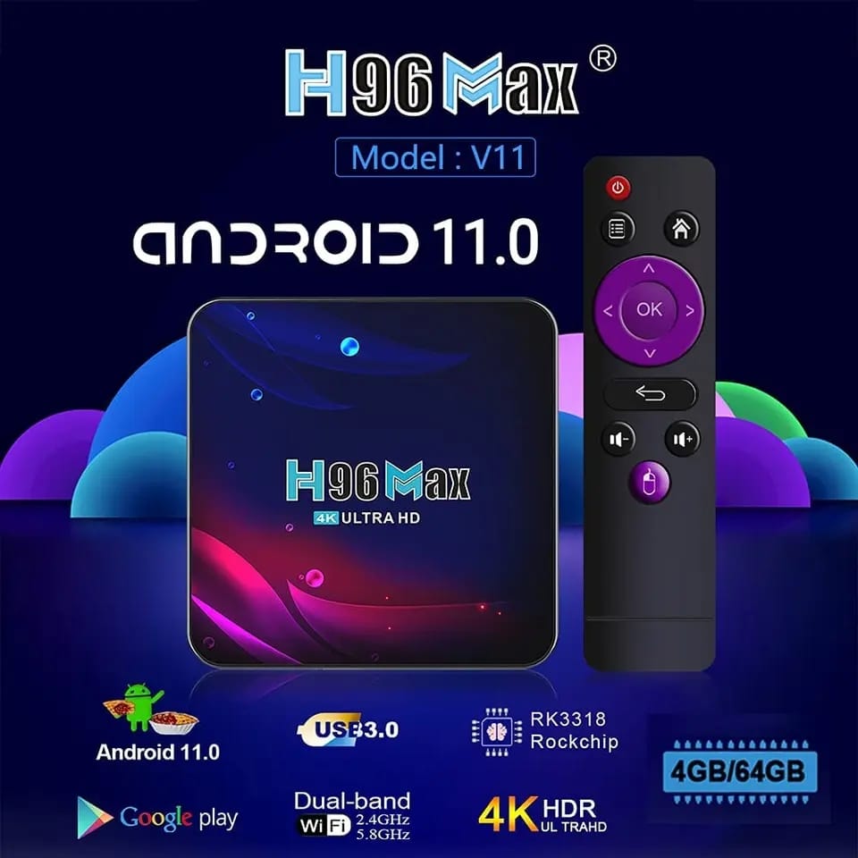 H96 Max V11 Android 11 Smart TV Box