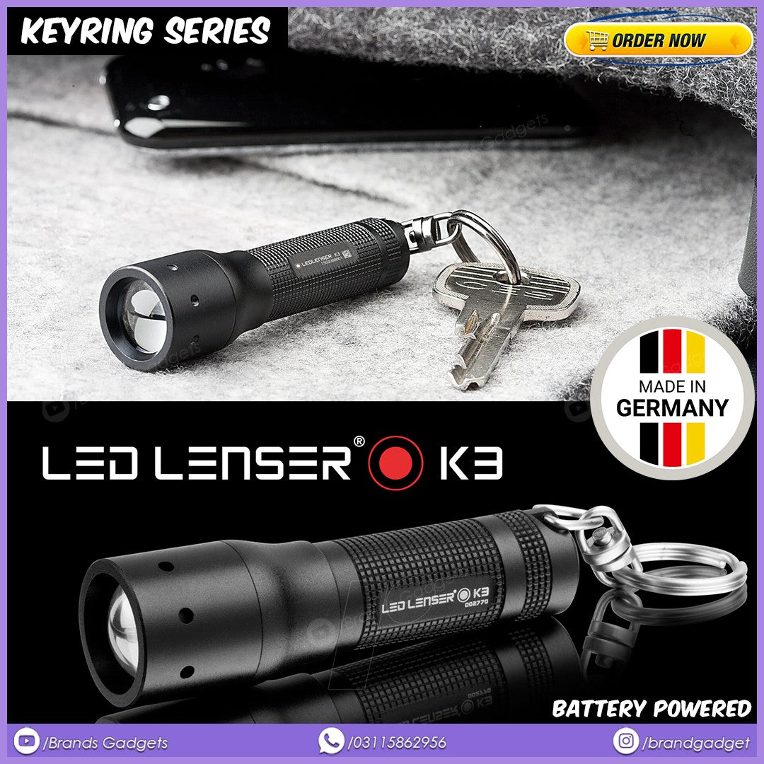 Ledlenser K3 Keyring LED Torch – Compact, Powerful & Focusable