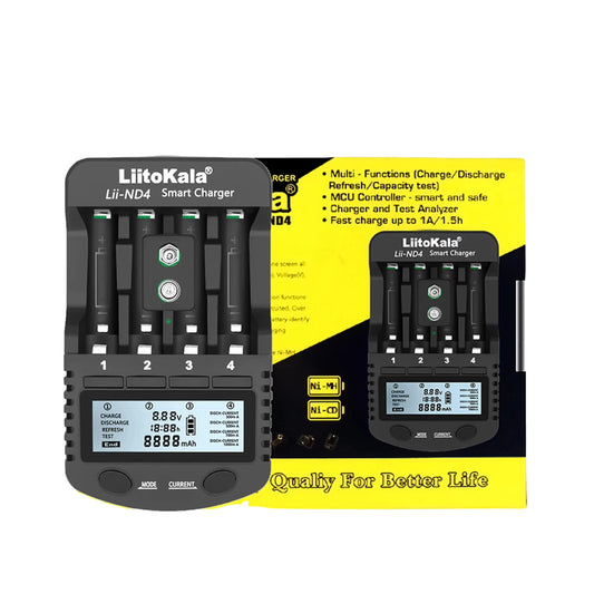 LiitoKala Lii-ND4 Smart Battery Charger