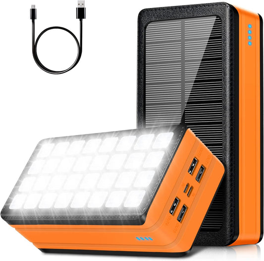 Solar Power Bank 60000mAh – Ultimate Outdoor & Emergency Charger