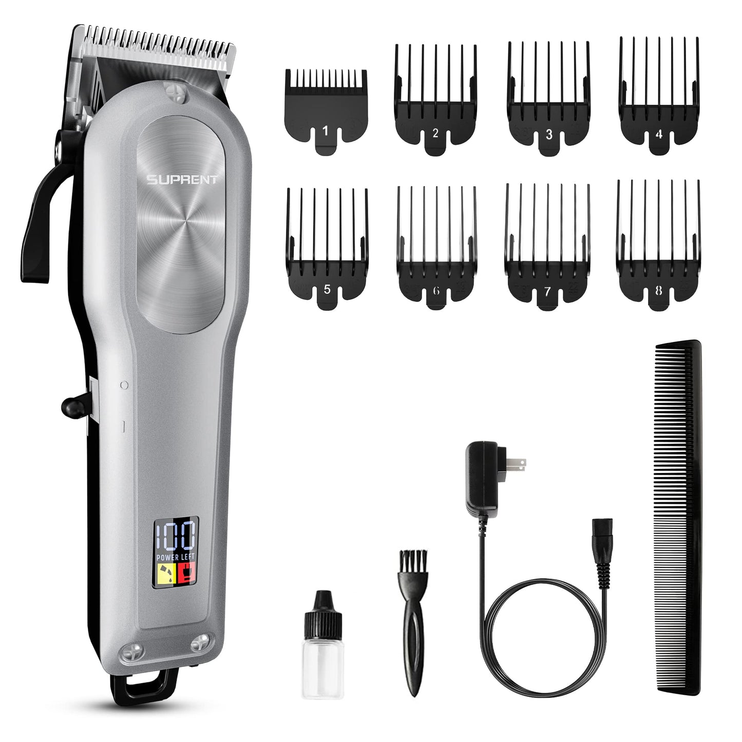 SUPRENT Cordless Hair Clippers for Men