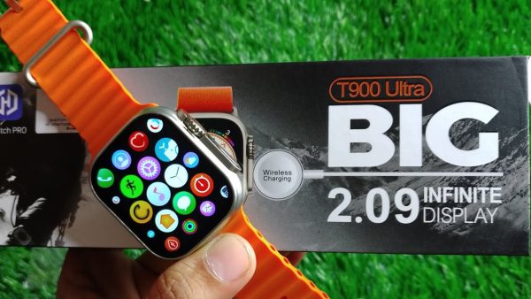 T900 Ultra Smart Watch – 2.09 Infinite Display – 49mm Dial Size – Built-in Games – Bluetooth Calling(random Color).