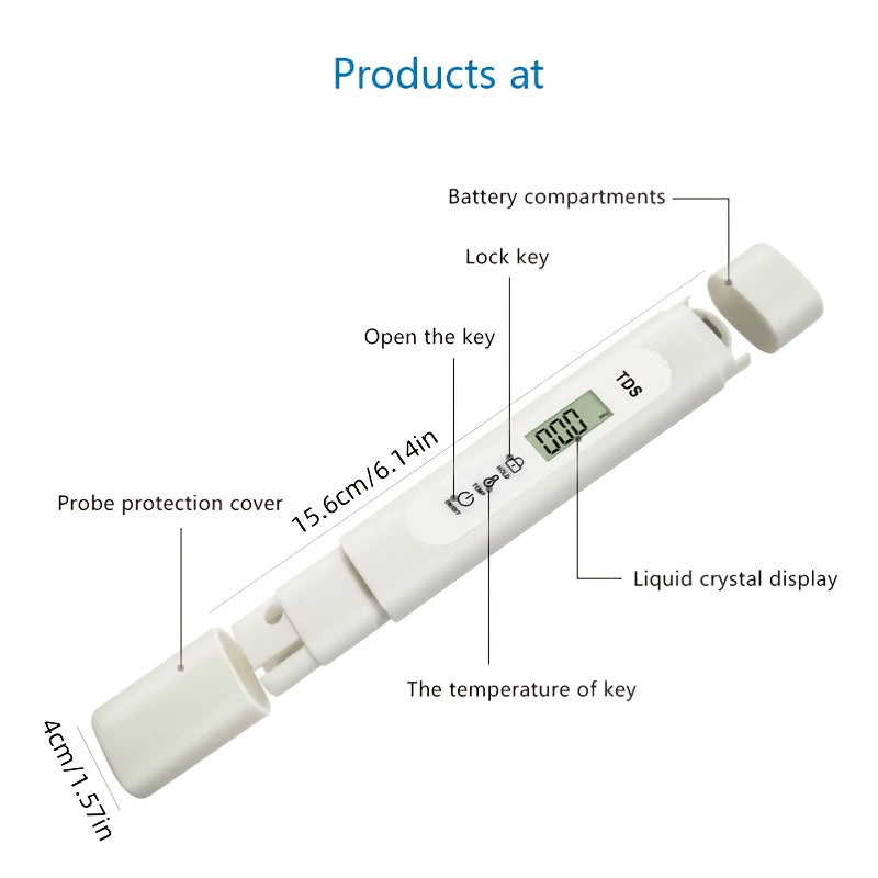 M1S TDS Meter – Digital Water Quality Tester for Safe & Pure Drinking Water